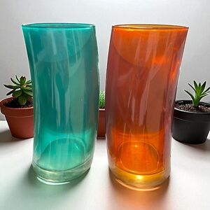 Leonardo swing tumblers, set of 2, vintage bar ware, Germany, no cracks or chips